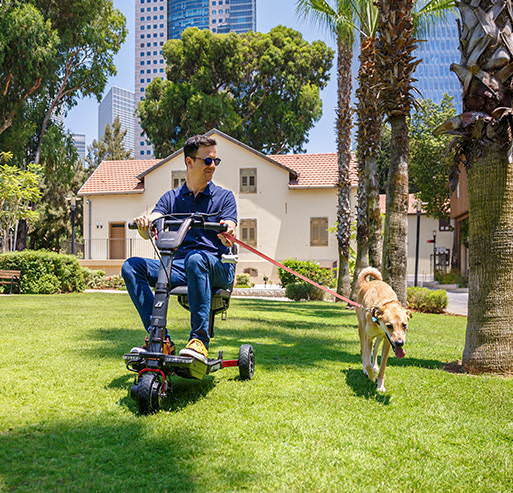 ATTO電動代步車SPORT升級版有足夠的離地高度